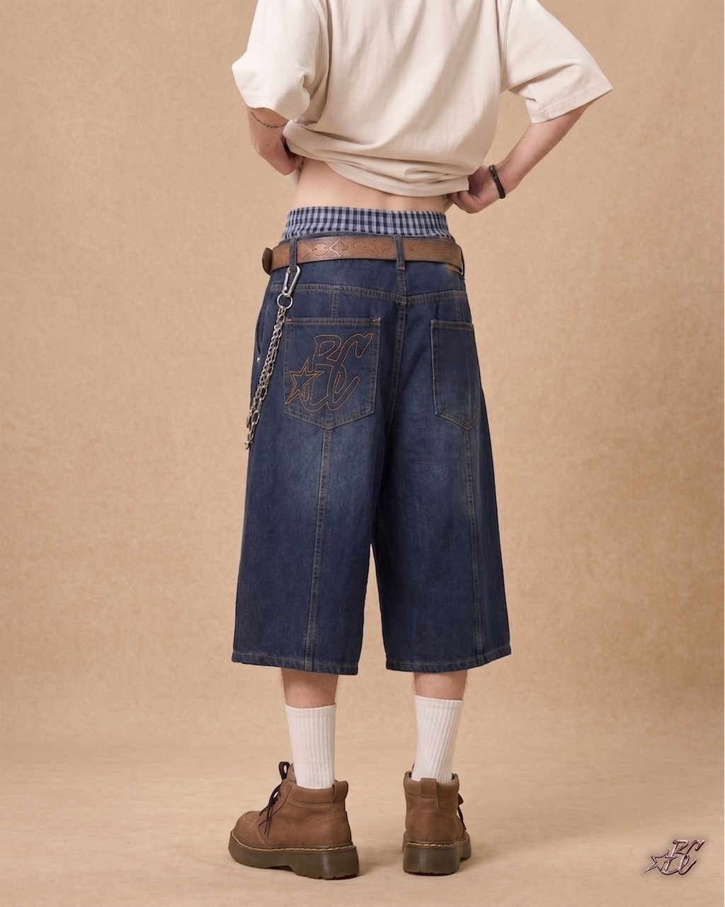 Pillar Denim Shorts - BRIZE CAVALIER